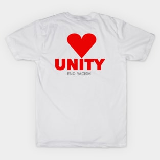 Love Unity, End Racism T-Shirt